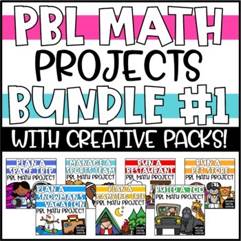 Preview of PBL Bundle - Project Based Learning Math Projects
