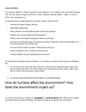 PBL- Climate Change Group Project
