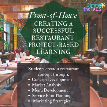 Preview of PBL: Front-of-House & the Hospitality Experience | FCS, FACS, CTE, Culinary, FOH