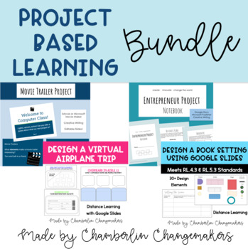 Preview of PBL Bundle: Virtual Field Trip, Entrepreneur and Movie Trailer Project