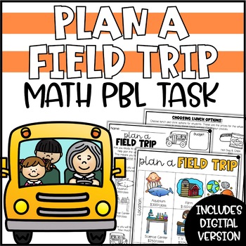 Preview of PBL Math Challenge | Plan a Field Trip Math Project
