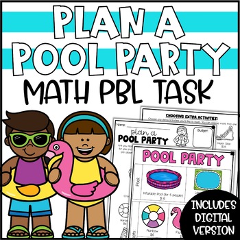 Preview of PBL Math Challenge | Plan a Pool Party