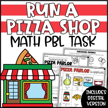 Preview of PBL Math Challenge | Run a Pizza Parlor