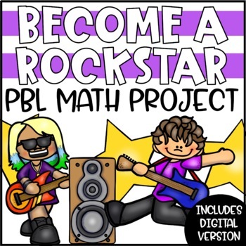 Preview of PBL Math Enrichment Project | Rockstar Project Based Learning