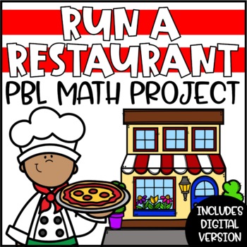 Preview of PBL Math Enrichment Project | Run a Restaurant Project Based Learning