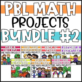 Preview of PBL Math Enrichment Projects - Bundle #2