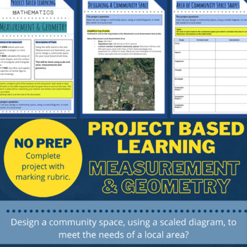 Preview of PBL Measurement & Geometry: Designing a Community Space