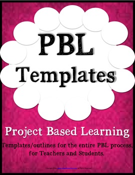 Preview of PBL - Project Based Learning Templates for Teachers - All Grades
