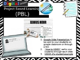 PBL Project Based Learning - genius hour DIGITAL google  G