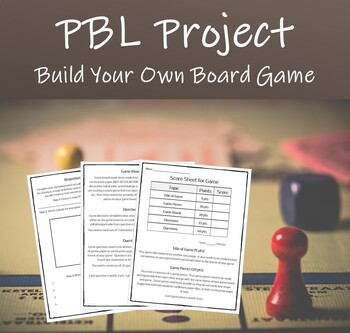 Preview of PBL Project - Build Your Own Board Game