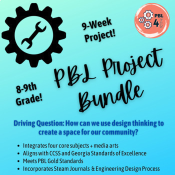 Preview of PBL Project Bundle - How can we use design thinking to create a space...