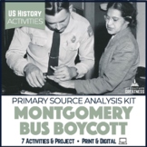 Montgomery Bus Boycott Activity and Project Kit Print & Digital