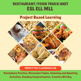 ESL ELL MLL Project Based Learning: Restaurant/Food Truck Unit