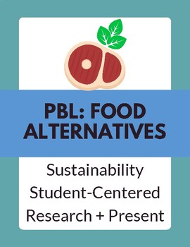Preview of PBL: Sustainable Food Alternatives | STEAM | Engineer | Sustainability