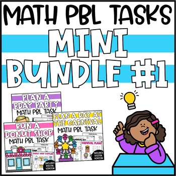 Preview of PBL Tasks & Math Challenges Mini Bundle #1