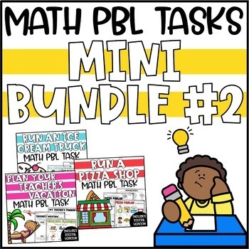 Preview of PBL Tasks & Math Challenges Mini Bundle #2