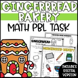 Christmas Math PBL Activities | Christmas Gingerbread Math