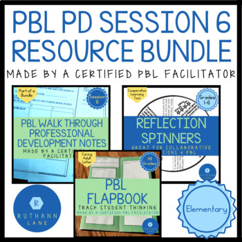 Preview of PBL Walk Through Session 6 Notes with Products PBL PD BUNDLE