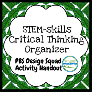 Preview of PBS Design Squad Critical Thinking Organizer Handout