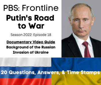 Preview of PBS: Frontline Putin's Road to War (Russia's Invasion of Ukraine) Video Guide