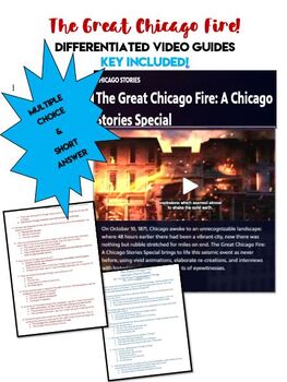Preview of PBS Great Chicago Fire Differentiated Video Guide; Chicago's History/Gilded Age