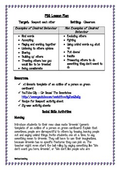 respect worksheet teaching resources teachers pay teachers