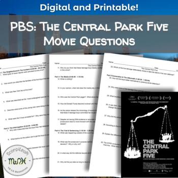 Preview of PBS: The Central Park Five - Movie Questions
