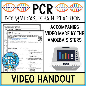 Preview of PCR (Polymerase Chain Reaction) Video Handout for PCR Amoeba Sisters Video