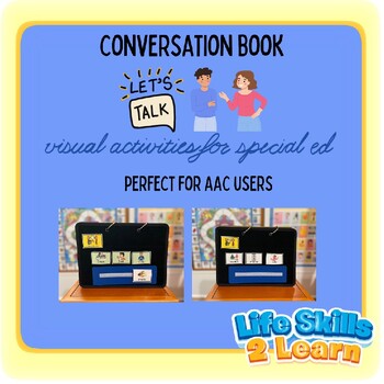 Preview of PCS Conversation Book (velcro book and sentence strip sold separately)