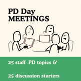 PD DAY- 25 Professional Development Topics & 25 Staff Disc