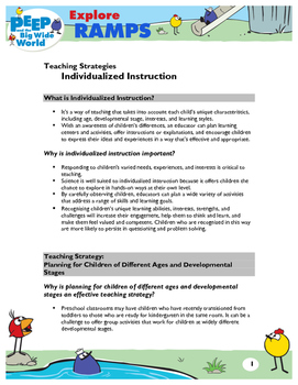 Preview of PD Handout: Individualized Instruction strategies
