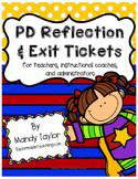 PD Reflection and Exit Tickets