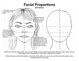 PDF Facial Proportions Drawing Guide How-to