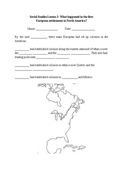 Preview of PDF History of Canada Guided Notes - L3: What were the first colonies like?