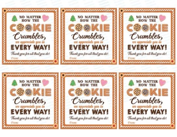 PDF No Matter How the Cookie Crumbles Download | Teacher Appreciation ...