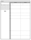 PDF (non-editable) Lesson Planner/Perpetual Calendar Pages