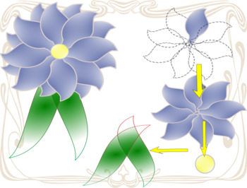 Download PDF, svg, Petal, Giant Paper Flower, Templates, 3d floral ...