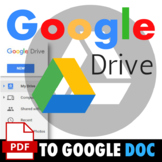 PDF to Google Doc Conversion Guide