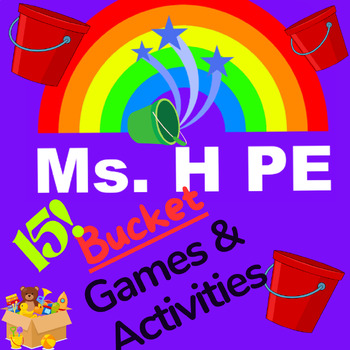 Preview of PE - 15 Bucket Games for K-6th Grade