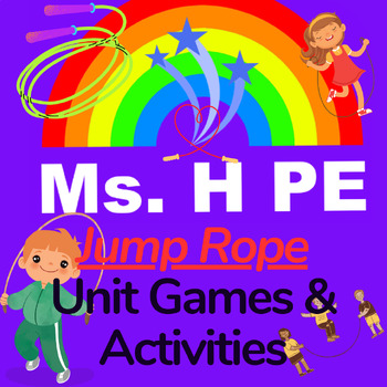 Preview of PE - 23 Jump Rope Games for K-6th Grade