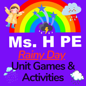 Preview of PE - 30 Rainy Day Games for Kindergarten through 6th Grade