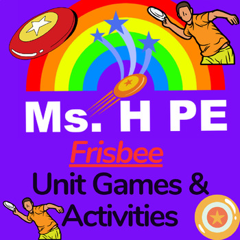 Preview of PE - 32 Frisbee Games for K-6th Grade