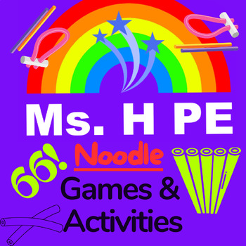 Preview of PE - 66 Noodle Games for K-6th Grade