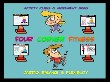 Pe Activities Four Corner Fitness Cardio Balance And Flexibility