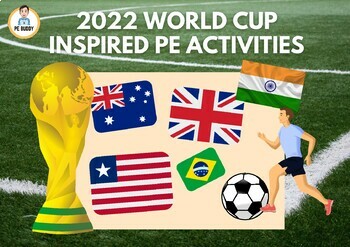 Preview of PE Activities Pack for World Cup!