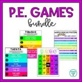 PE Fitness Game BUNDLE | 4 Activities | Distance Learning 