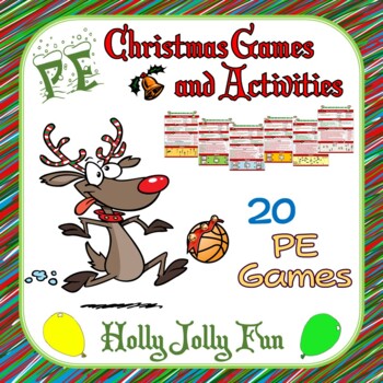 Preview of PE Christmas Games and Activities-  “Holly Jolly Fun”