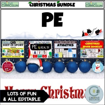 Preview of PE Christmas Resources