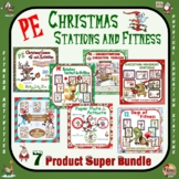 PE Christmas Stations and Fitness- 7 Product Super Bundle