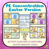 PE Concentration: Easter Version- 32 Matching Cards